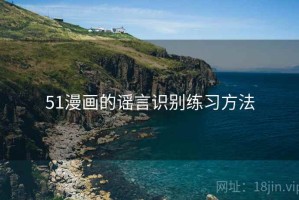 51漫画的谣言识别练习方法