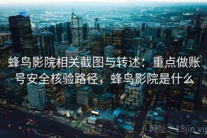 蜂鸟影院相关截图与转述：重点做账号安全核验路径，蜂鸟影院是什么