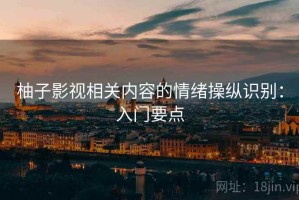 柚子影视相关内容的情绪操纵识别：入门要点