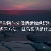 看蜂鸟影院时先做情绪操纵识别自查：练习方法，蜂鸟影院是什么