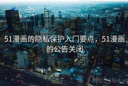 51漫画的隐私保护入门要点，51漫画的公告关闭
