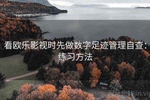看欧乐影视时先做数字足迹管理自查：练习方法