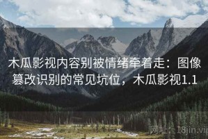 木瓜影视内容别被情绪牵着走：图像篡改识别的常见坑位，木瓜影视1.1