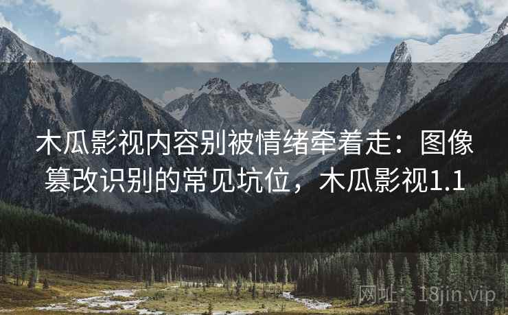 木瓜影视内容别被情绪牵着走：图像篡改识别的常见坑位，木瓜影视1.1