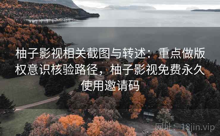 柚子影视相关截图与转述：重点做版权意识核验路径，柚子影视免费永久使用邀请码